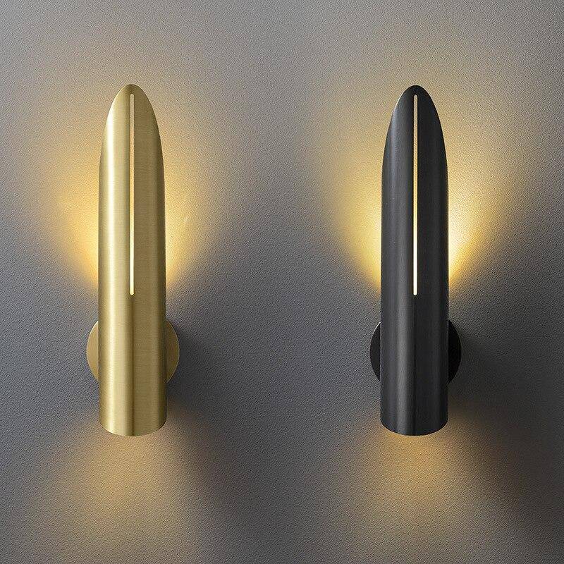 Applique murale LED design finitions dorées luxury - vue 4 sur 6