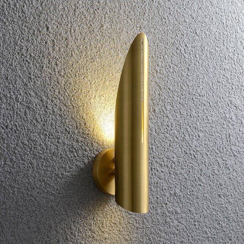 Applique murale LED design finitions dorées luxury - vue 5 sur 6