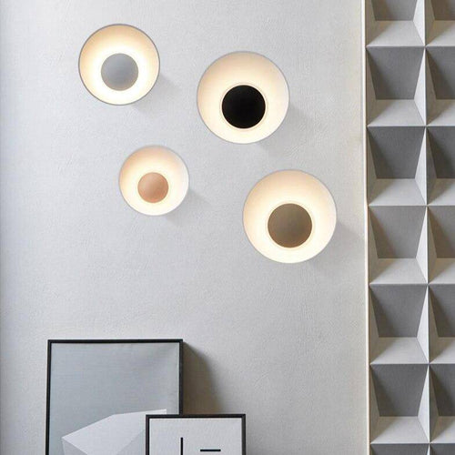Applique murale design à LED avec coupe en métal coloré Loft - vue 5 sur 26