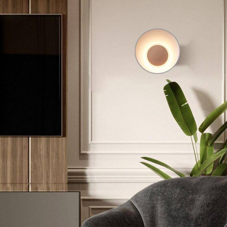 Applique murale design à LED avec coupe en métal coloré Loft - vue 5 sur 26