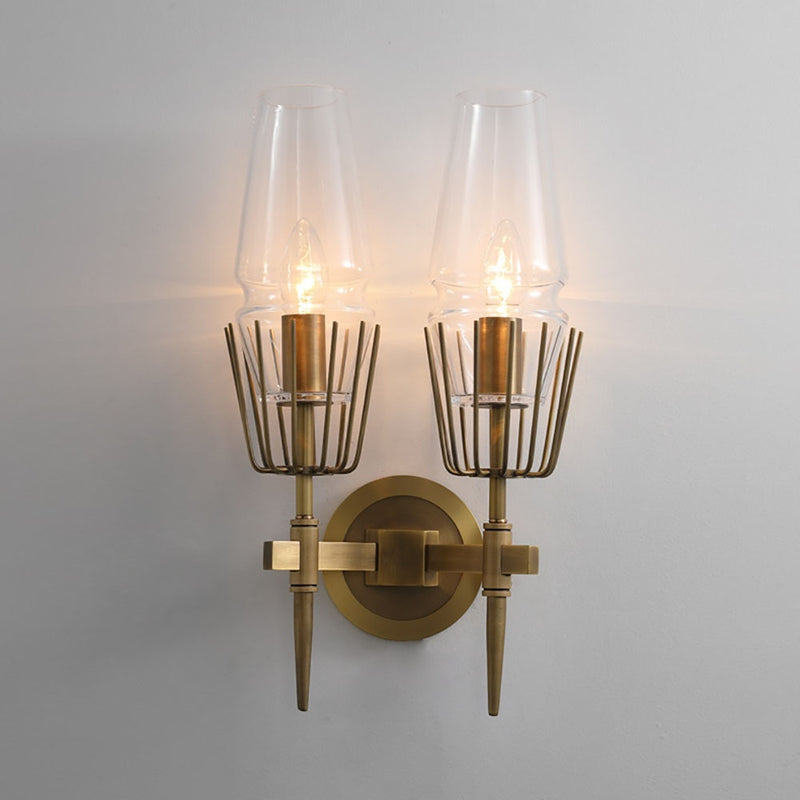 Applique murale vintage style lampe torche moderne Tasnim