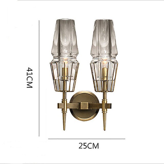 Applique murale vintage style lampe torche moderne Tasnim
