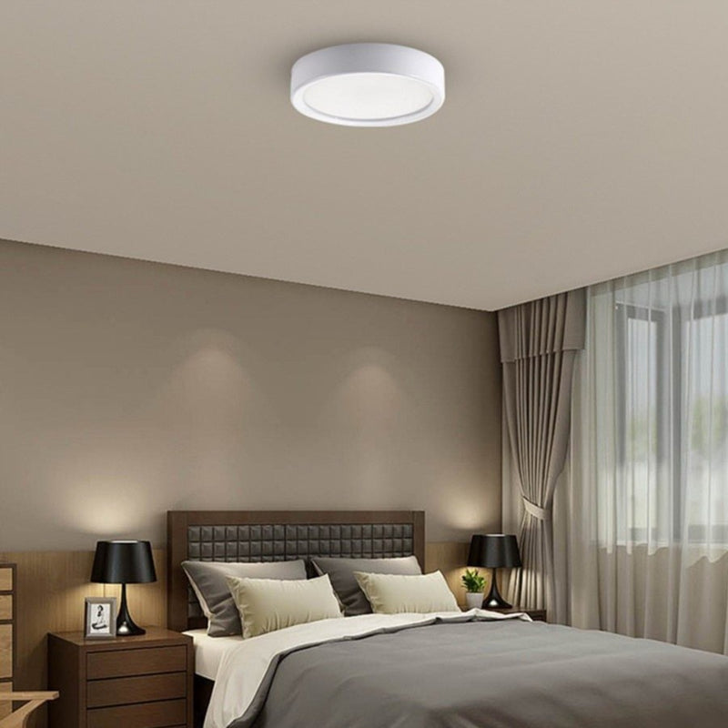 Spot design LED circulaire en aluminium coloré Jasob