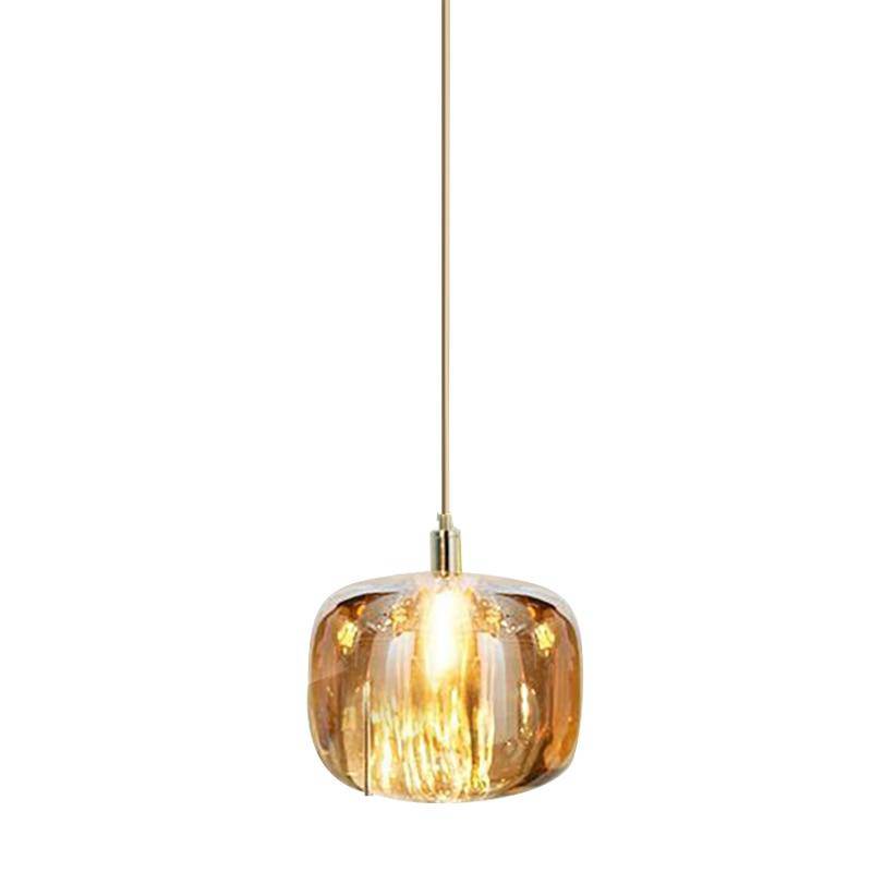 Suspension design à LED avec abat-jour en verre Creative - vue 7 sur 17