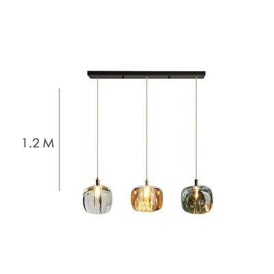 Suspension design à LED avec abat-jour en verre Creative - vue 13 sur 17