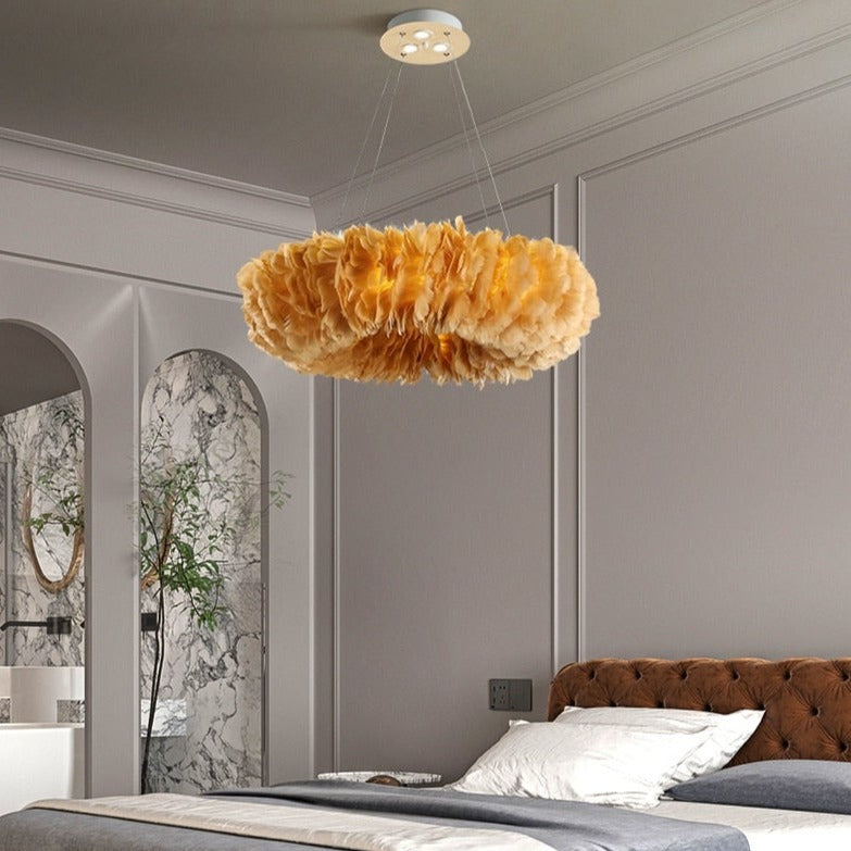 Lustre moderne LED en forme de pivoine Floricenta - vue 5 sur 10