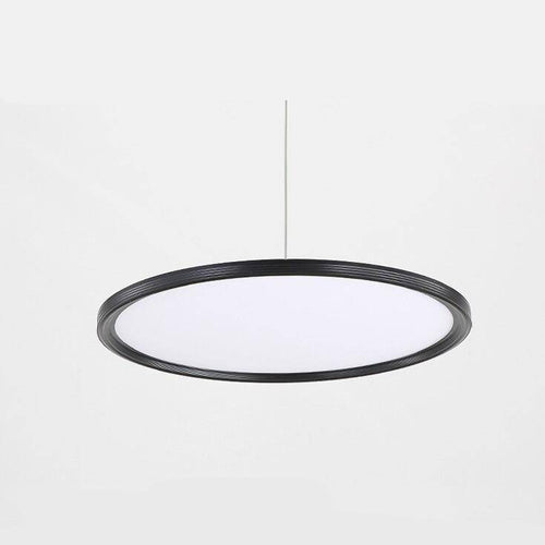 Suspension design LED avec disque en métal style Loft