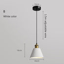 Suspension moderne LED en métal coloré Leesha