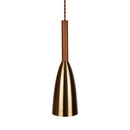 Suspension design à LED avec abat-jour en métal Industriel