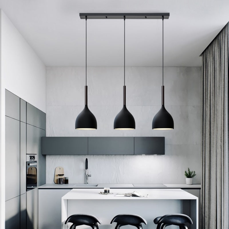Suspension moderne LED minimaliste en métal Willo - vue 8 sur 31
