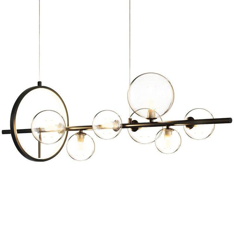Suspension design à LED avec plusieurs sphères en verre Loft - vue 6 sur 8