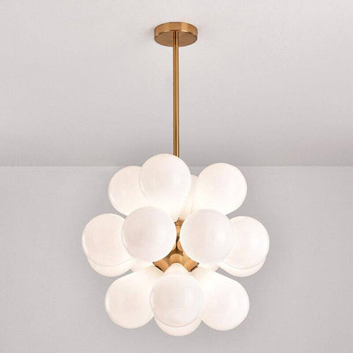 Suspension design à LED avec plusieurs ballons en verre coloré Hang - vue 5 sur 9