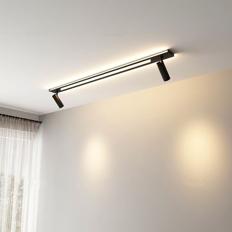 Plafonnier à LED design avec deux spots Dulce