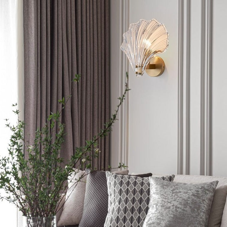 Applique murale moderne LED en forme de coquillage ShellyMax - vue 4 sur 6