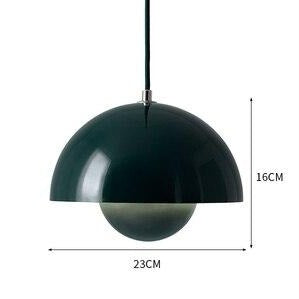 Suspension moderne avec abat jour demi-cercle coloré Maryana - vue 14 sur 19
