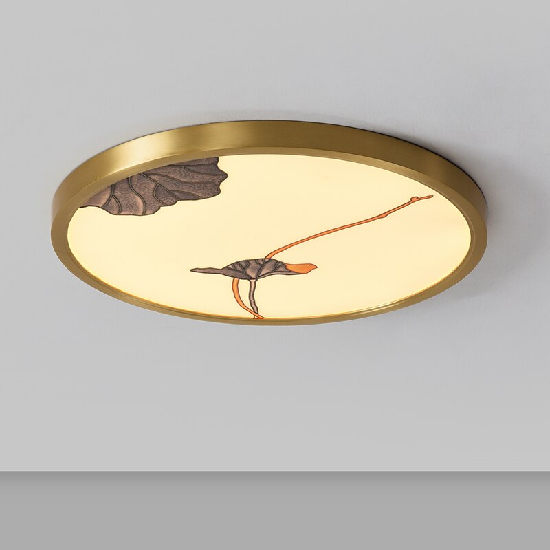 Plafonnier moderne et rond style chinois Seungri