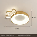 Plafonnier enfants LED en forme de couronne colorée Principesa