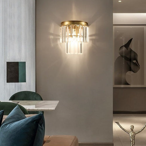 Applique murale moderne LED en cristal Kleon - vue 3 sur 6