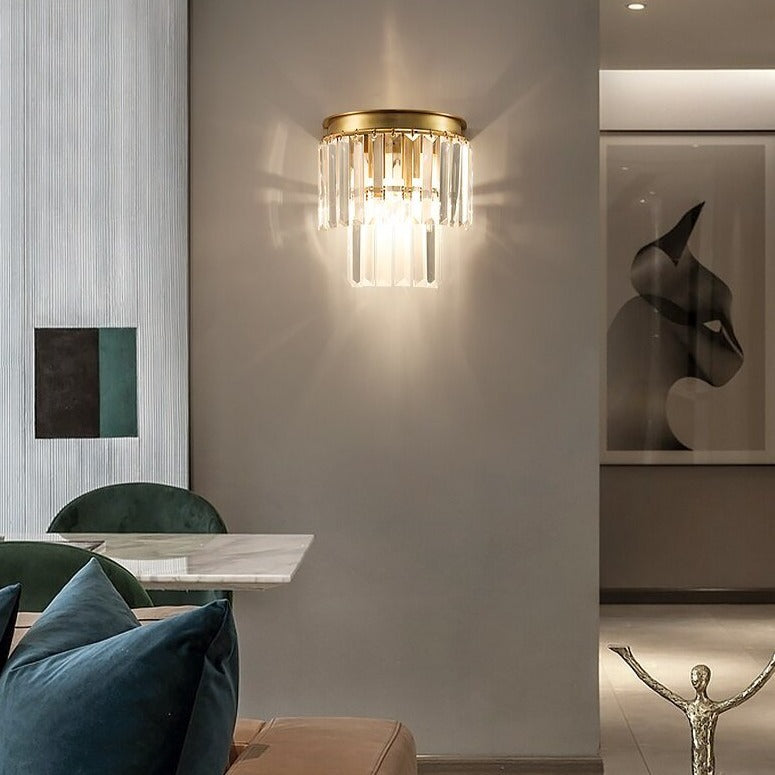 Applique murale moderne LED en cristal Kleon - vue 3 sur 6