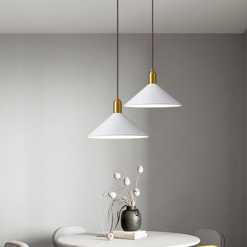 Suspension moderne LED avec abat-jour en métal Malia - vue 5 sur 10