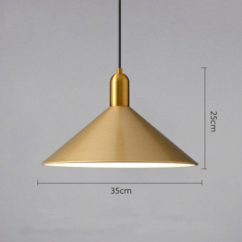 Suspension moderne LED avec abat-jour en métal Malia - vue 9 sur 10