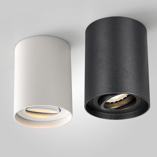 Spot moderne à LED en métal cylindrique Julius