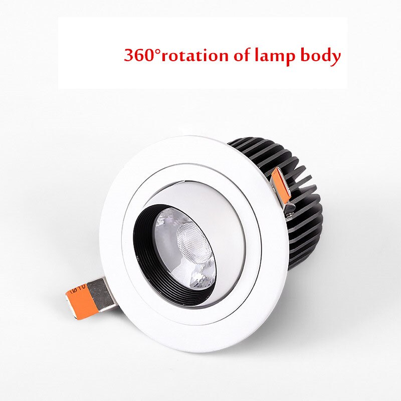 Spot moderne LED circulaire avec angle rotatif Anastassya - vue 6 sur 6