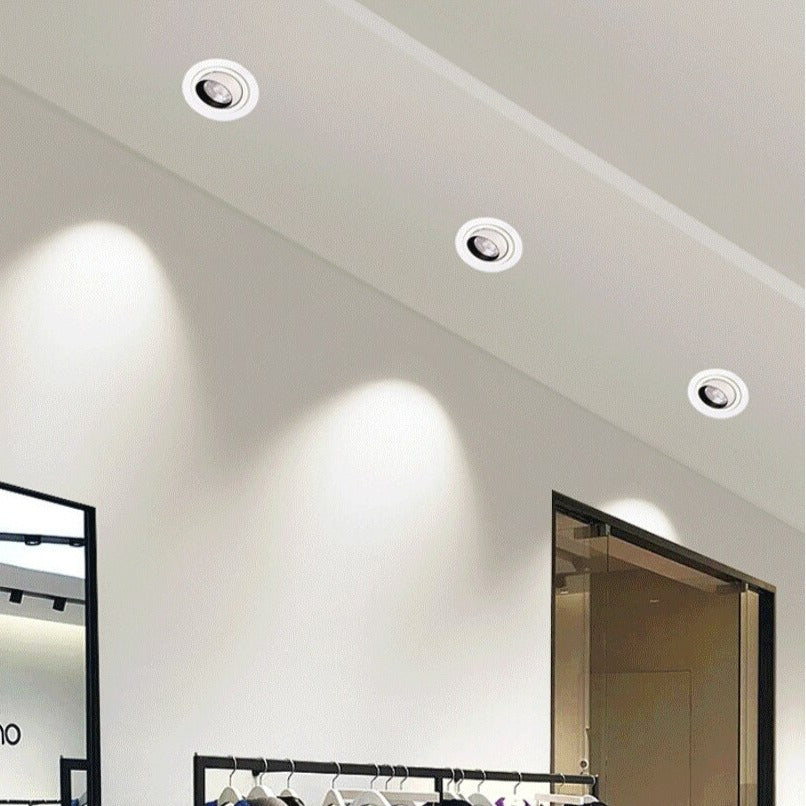 Spot moderne LED circulaire avec angle rotatif Anastassya - vue 3 sur 6