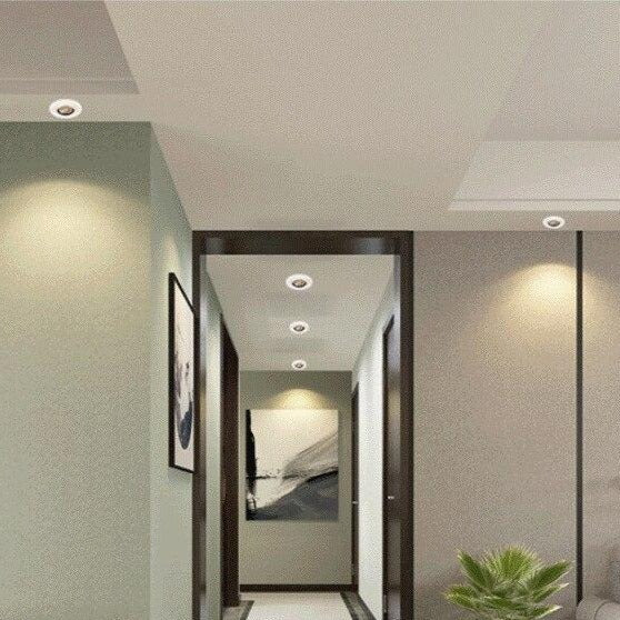 Spot moderne LED circulaire avec angle rotatif Anastassya - vue 4 sur 6