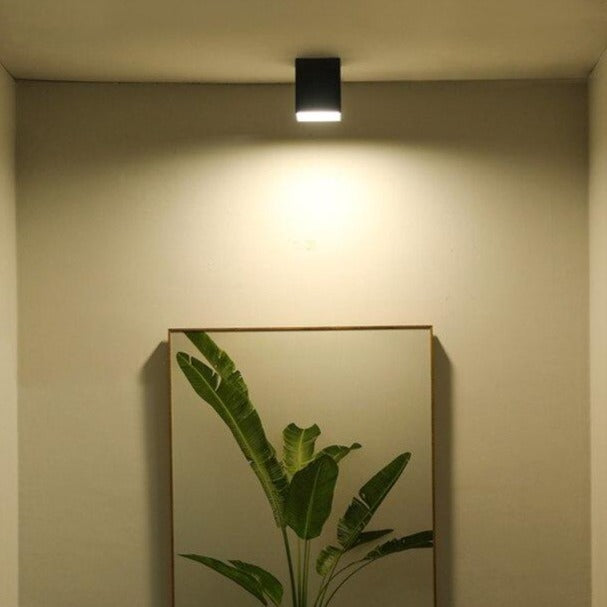 Spot design LED en forme de cube en aluminium Beal - vue 4 sur 10