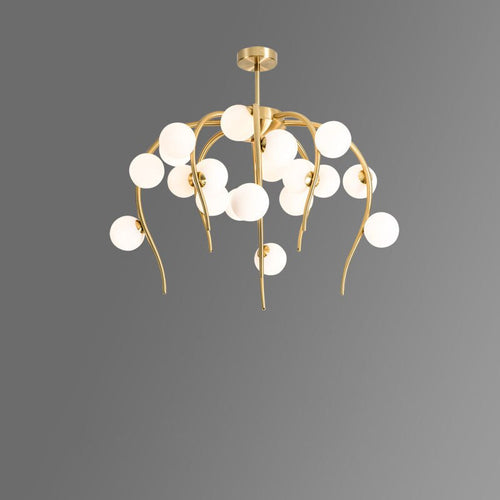 Lustre moderne en forme d'octopus avec globes Nayla