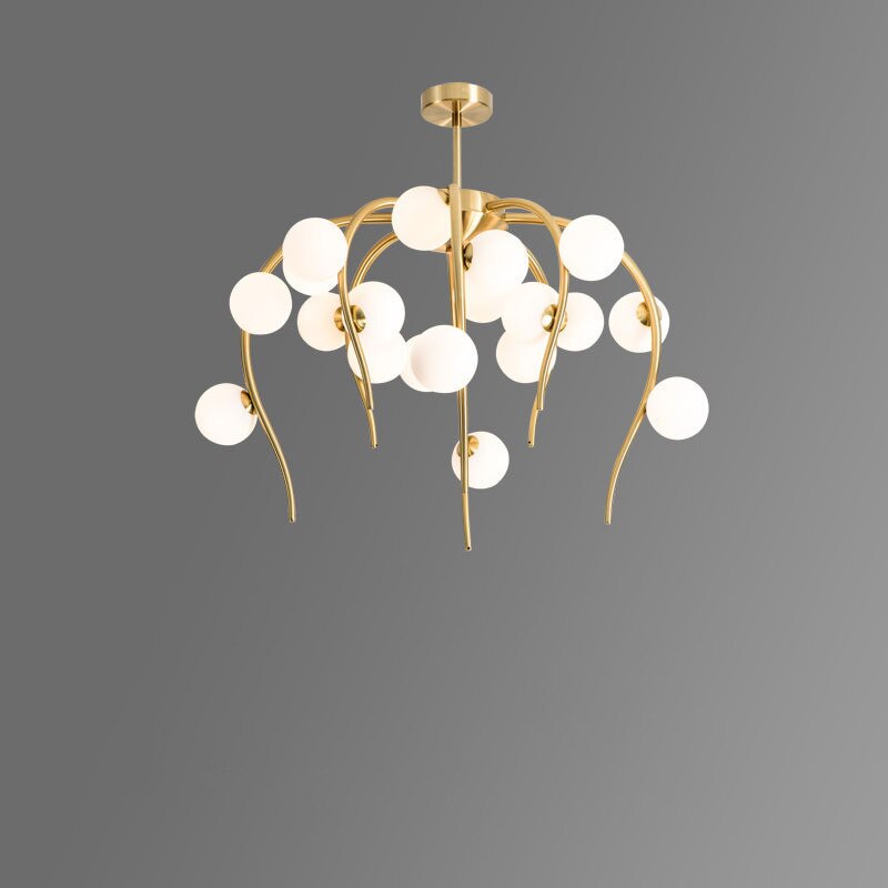 Lustre moderne en forme d'octopus avec globes Nayla - vue 8 sur 15