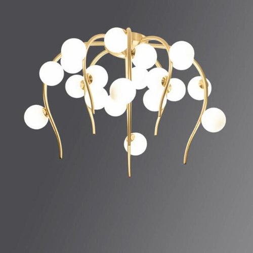 Lustre moderne en forme d'octopus avec globes Nayla
