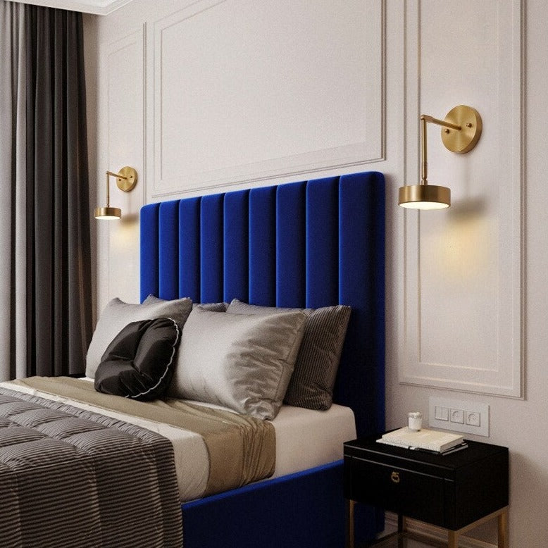 Applique murale moderne LED avec bras réglable doré Margot - vue 6 sur 7