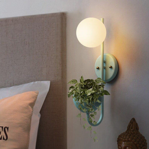 Applique murale moderne LED avec pot de plantes Xenia - vue 14 sur 14