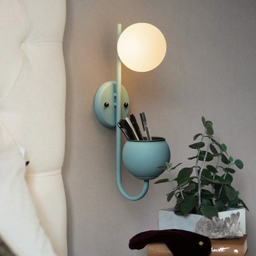 Applique murale moderne LED avec pot de plantes Xenia - vue 4 sur 14