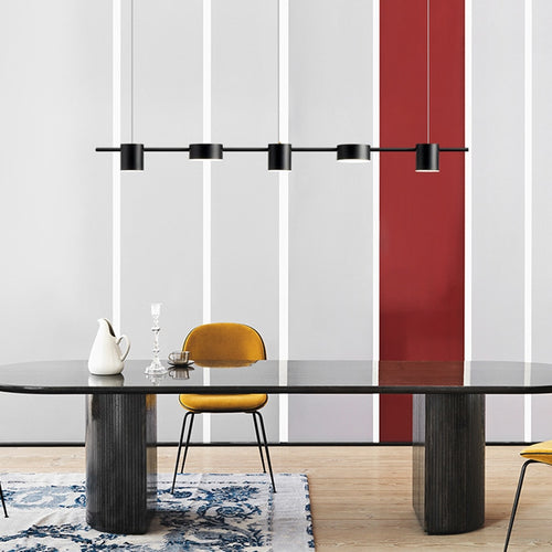 Lustre moderne LED avec plusieurs spots en métal Ainoa - vue 3 sur 16