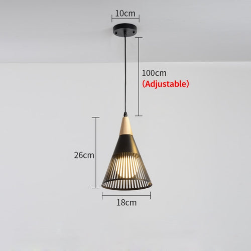 Suspension moderne LED avec lampes coniques Abril - vue 6 sur 5