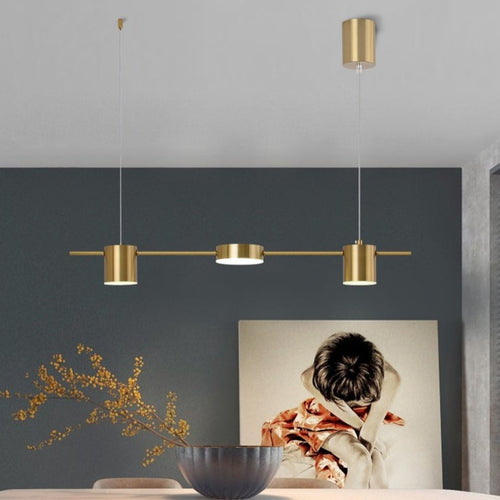 Lustre moderne LED avec plusieurs spots en métal Ainoa - vue 6 sur 16