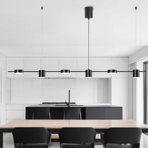 Lustre moderne LED avec plusieurs spots en métal Ainoa - vue 8 sur 16