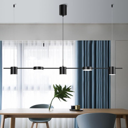 Lustre moderne LED avec plusieurs spots en métal Ainoa - vue 11 sur 16