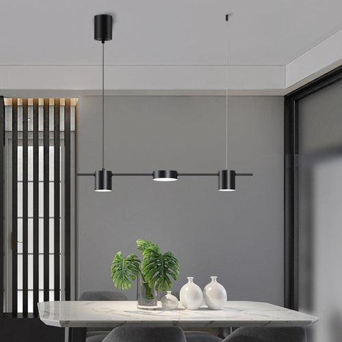 Lustre moderne LED avec plusieurs spots en métal Ainoa - vue 9 sur 16