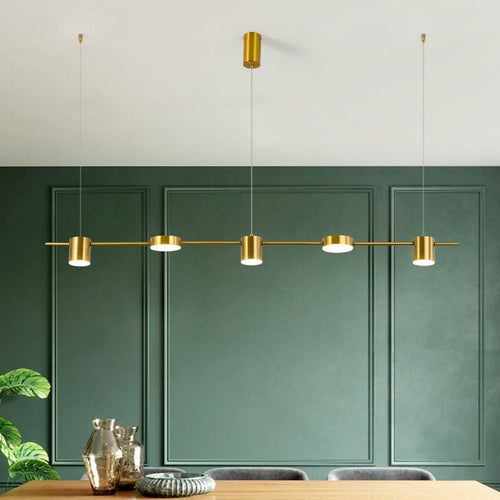 Lustre moderne LED avec plusieurs spots en métal Ainoa - vue 10 sur 16