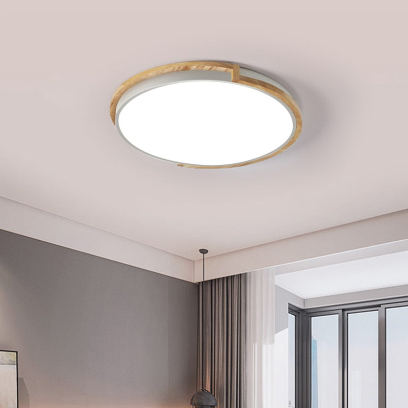 Plafonnier moderne minimaliste rond et lumière dimmable Celeste