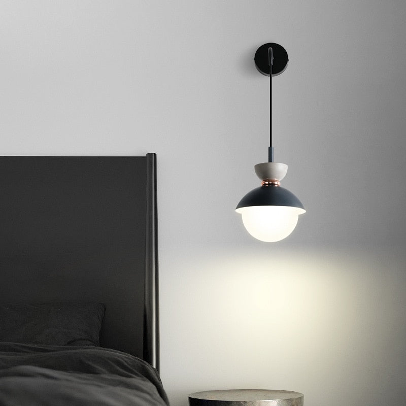 Applique murale moderne LED avec abat-jour en métal Hodge - vue 3 sur 11