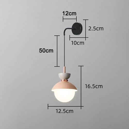 Applique murale moderne LED avec abat-jour en métal Hodge - vue 9 sur 11