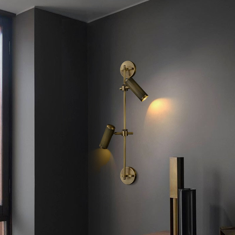 Applique murale moderne LED avec spot rotatif et réglable Ayla - vue 4 sur 5