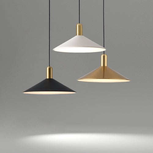 Suspension moderne LED avec abat-jour plat Sidonia - vue 10 sur 14