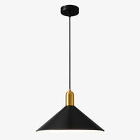 Suspension moderne LED avec abat-jour plat Sidonia