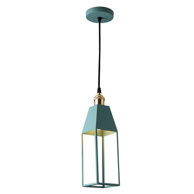 Suspension design en métal coloré Colemann